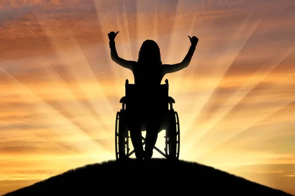 Conceito de pessoas felizes com deficiência — Fotografia de Stock