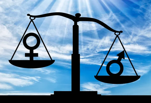 Concept of gender inequality in women — Stock Photo, Image