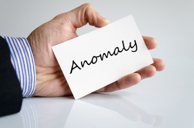 Anomali metin kavramı