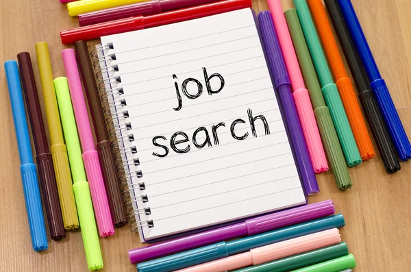 Job search text concept — Stock Photo, Image