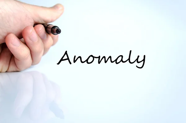 Anomaly text concept — Φωτογραφία Αρχείου