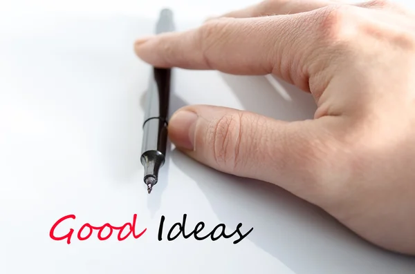 Concepto de texto de buenas ideas — Foto de Stock