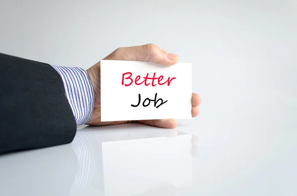 Besseres Jobkonzept — Stockfoto