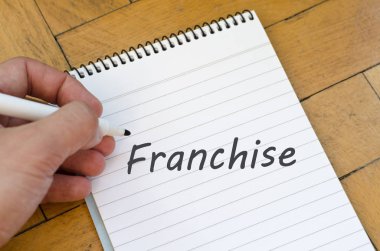 Franchise metin konsept dizüstü