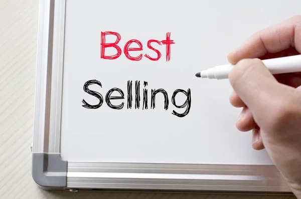 Best selling written on whiteboard — Stok Foto