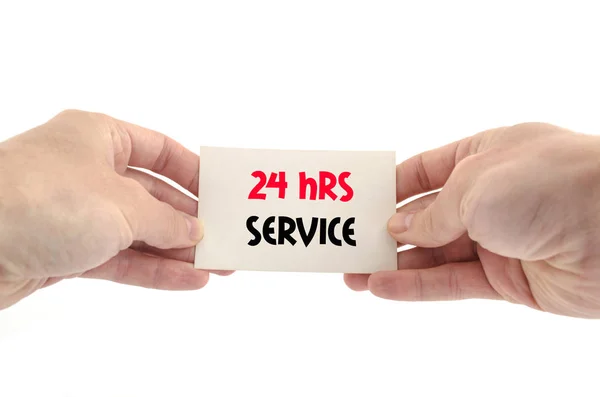 Conceito de texto de serviço 24 horas — Fotografia de Stock