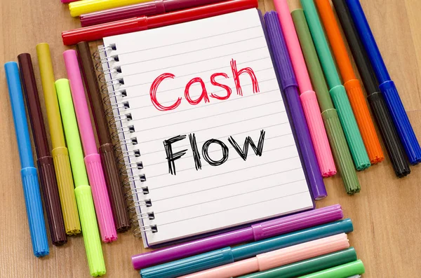 Concept de cash flow text — Photo