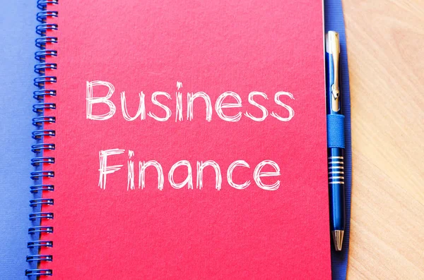 ビジネス金融にかんするノート — ストック写真