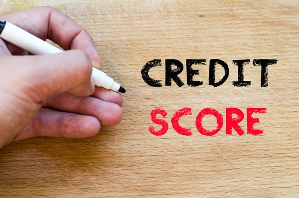 Credit Score Textkonzept — Stockfoto