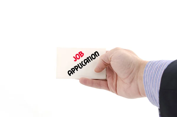 Job application text concept — Stock Photo, Image