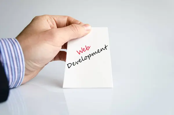 Web development text concept — Stock Photo, Image