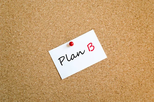 Plan b tekst koncepcja — Zdjęcie stockowe