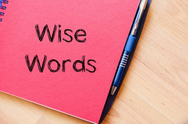 Bilge kelimeler konsept dizüstü