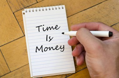 Para kavramı dizüstü Zamanı