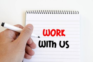 Bizimle çalışmak metin kavramı