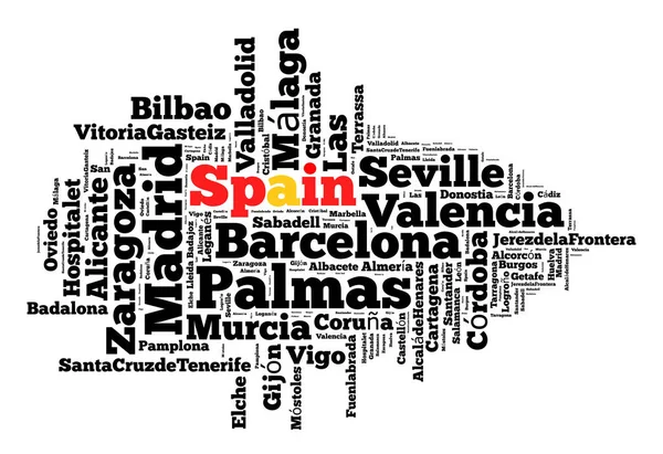 Localidades en España — Foto de Stock