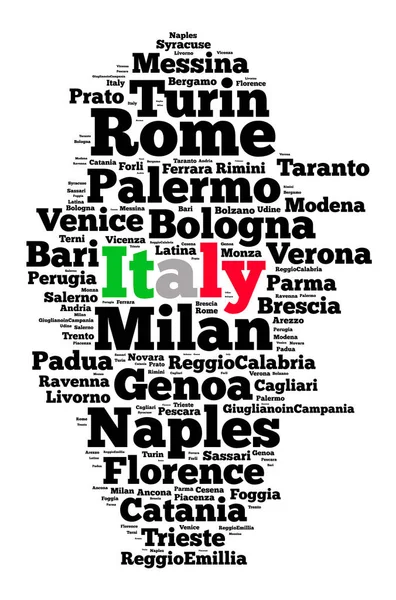 Lokaliteter i Italia – stockfoto