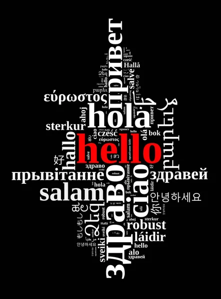 Word Hello in different languages
