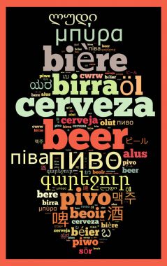 Farklı dillerde kelime bira 