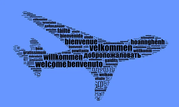 Word Welcome in different languages