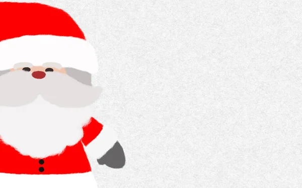 Desenho Personagem Animação Desenhos Animados Papai Noel Com Pele Penas — Fotografia de Stock