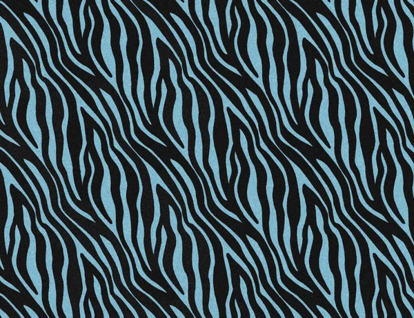 Black-Blue Color Zebra fur skin pattern, zebra hairy background, black and blue texture, smooth and soft, design the graphic. Animal print concept.