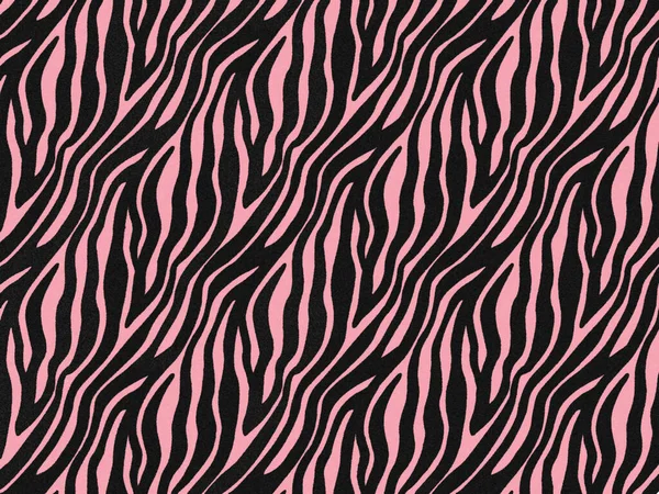 Zebra fur skin seamless pattern, carpet zebra hairy background, pink rose texture, look smooth, fluffly and soft, using brush photoshop to design the graphic. Animal skin print camouflage concept.