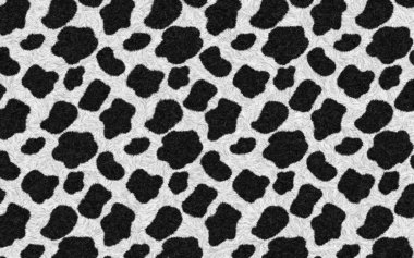İnek desenli, halısız inek derisi arkaplan, siyah beyaz desenli. Yumuşak, yumuşak ve yumuşak görün..