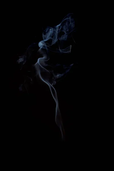 Дым на черном Стоковое Фото