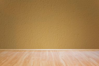 Sarı sıva doku ile kat