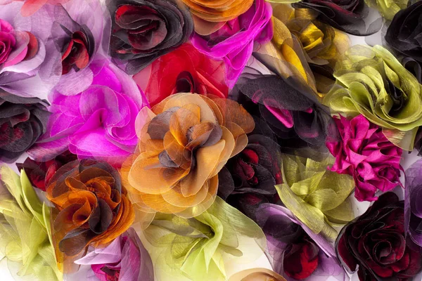 Textil virágok — Stock Fotó