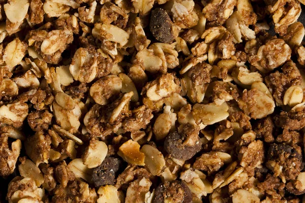 Dry muesli from above texture — Stock Photo, Image