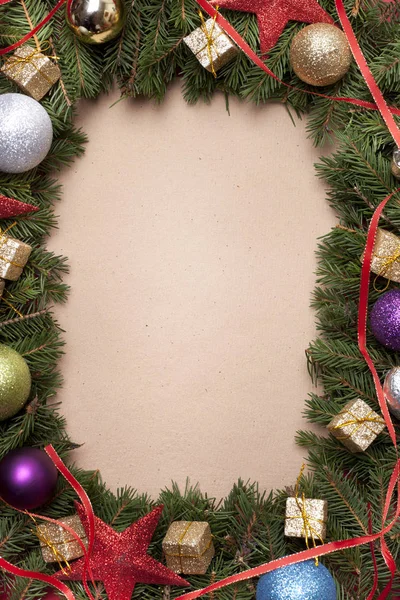 El yapımı Noel kağıt ile Noel decora ağaç kenarlıklı