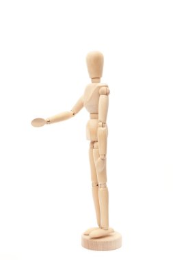 Ahşap şekil el sıkışma 