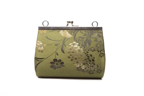 Жіноча сумка з квітковим орнаментом текстиль — стокове фото