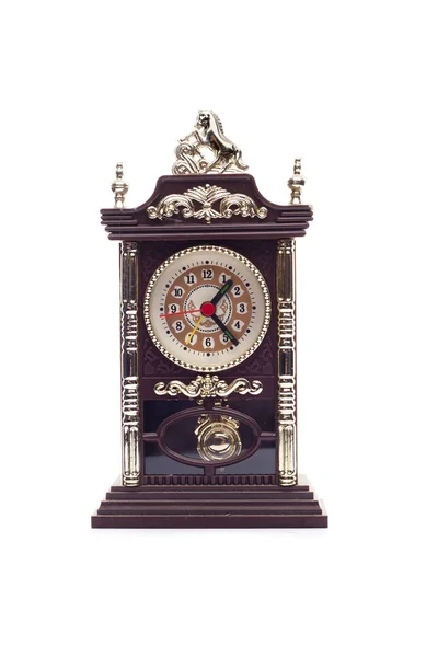 ホワイトのアンティーク時計のモデル — ストック写真