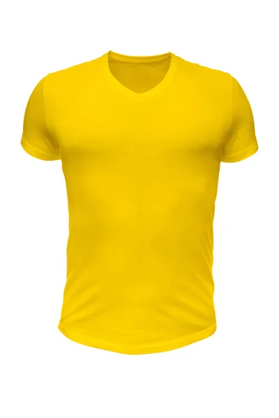 Gold yellow t-shirt — Stock Photo, Image