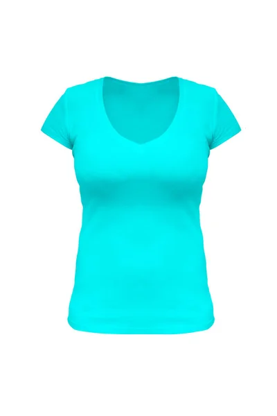 Aqua t-shirt — Zdjęcie stockowe