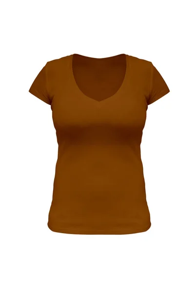 Camiseta marrón — Foto de Stock