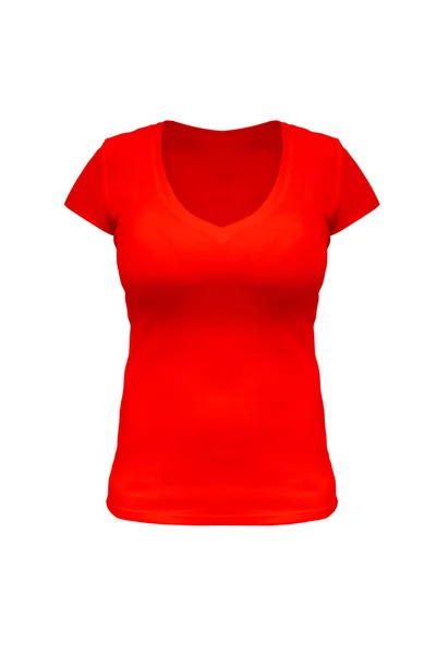 T-shirt czerwony — Zdjęcie stockowe
