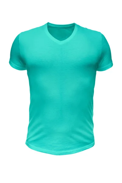 T-shirt azul — Fotografia de Stock