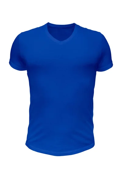 Kobalt niebieski tshirt — Zdjęcie stockowe