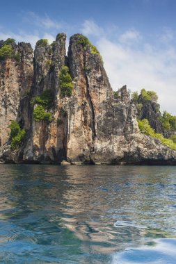Sahne Tayland deniz ve ada. Macera ve seyahat kavramı. Doğal manzara. Deniz manzarası