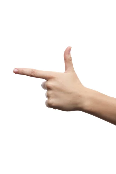 Hand showing two — Stock Photo, Image