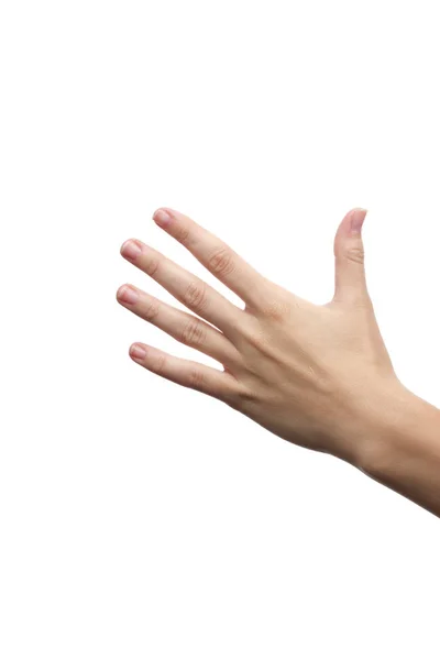 Hand showing five — Stock Photo, Image