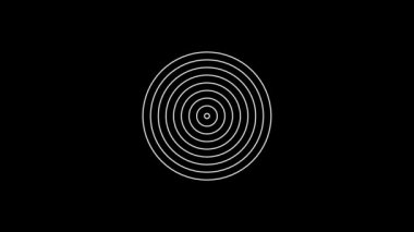 Daireler etkisi Sonar veya Radar ile duvar kağıdı