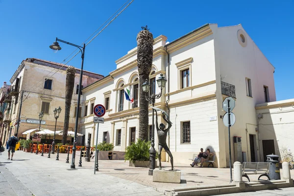 Straße in olbia, sardinien, italien — Stockfoto