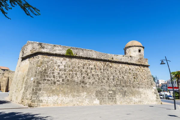 Fortyfikacji starego miasta Alghero, Sardynia, Włochy — Zdjęcie stockowe