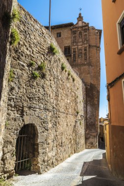 Eski şehir Tarazona de Aragon, Zaragoza, İspanya