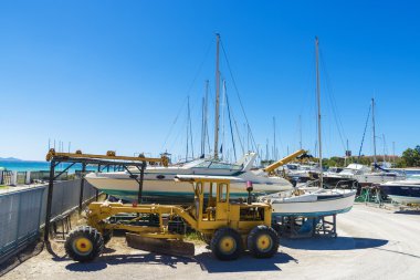 Tersane Alghero'da, Sardunya, İtalya